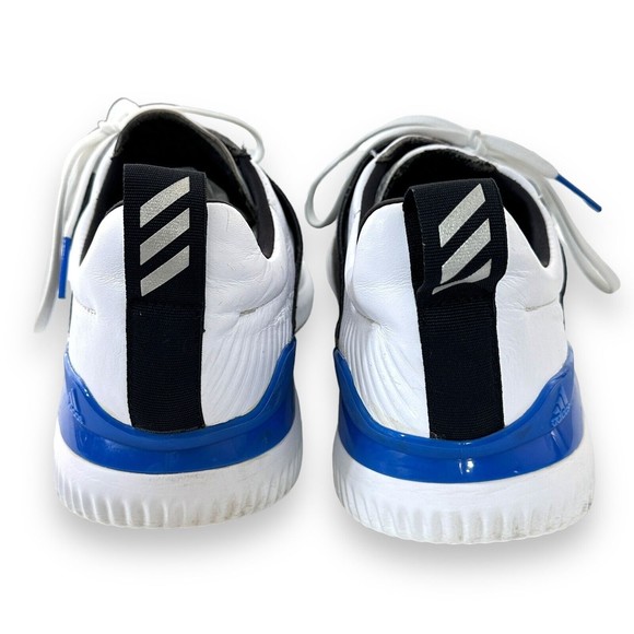 Adidas Adicross Golf Shoes Mens Sz 11 Bounce Spikeless Synthetic Leather White - Picture 4 of 12